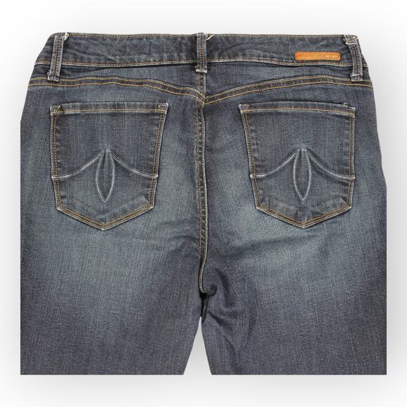 Level 99 (32) Liza Skinny Jean Sile Wash Denim Medium/Dark Mid-Rise Anthro - Picture 6 of 15